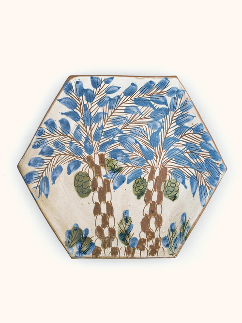 Date Hexagon Platter
