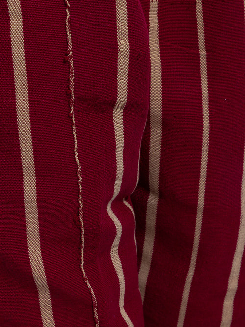 Aso Oke Pants, Red Stripes