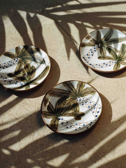 Dotty Palm Dinner Plate