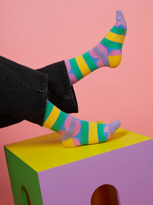 Patterned Socks, Set of Three